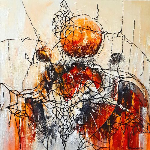 verstrikt raken van Ria van Werven