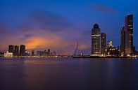 Skyline Rotterdam Erasmusbrug by Charlene van Koesveld thumbnail