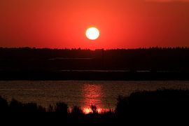 Ambiance du soir sur la mer Baltique à Peenemünde