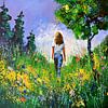 Lente wandeling van pol ledent