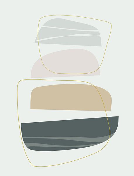 Abstract composition 1039 by Angel Estevez