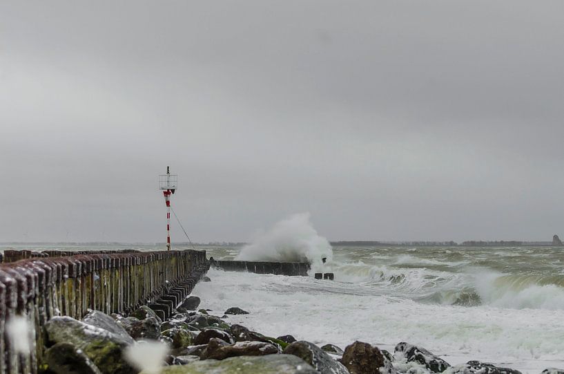 Storm at sea by Ans Bastiaanssen
