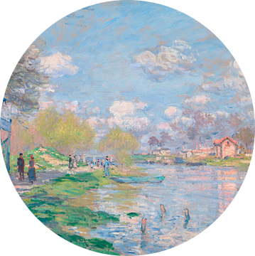 Lente aan de Seine, Claude Monet