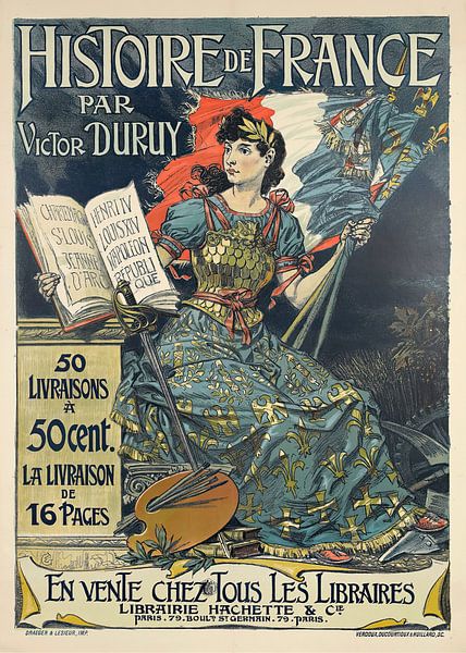 History of France (1895) by Eugène Grasset by Peter Balan