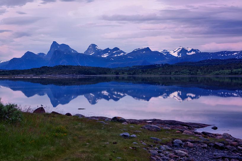 Mystische Sommernacht im hohen Norden - Variante von Gisela Scheffbuch