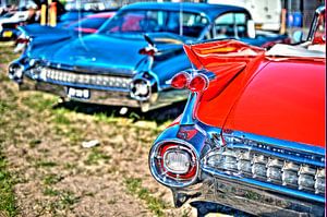 Rode Cadillac Coupe de Vile 2