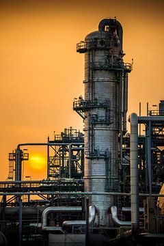 petrochemischen Industrie auf der Maasvlakte Rotterdam. von Lex van Lieshout