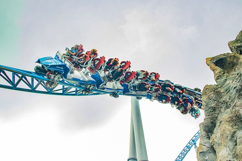 Roller coaster Blue Fire Europa-Park by Quintus Paul