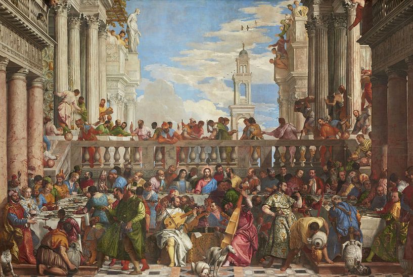 The Wedding at Cana, Paolo Veronese by Masterful Masters