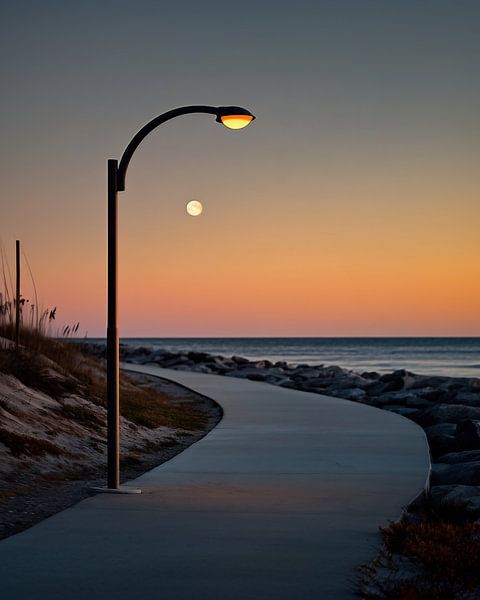 Farbfluss von fernlichtsicht