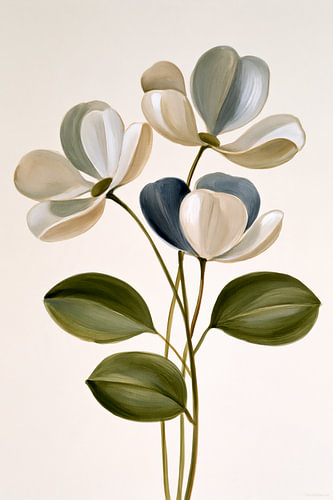 Softe Abstract Bloemen