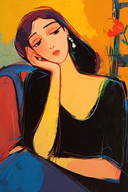 Modern minimalistische PopArt van Kunst Kriebels