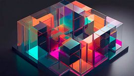Design en kunst met kleuren