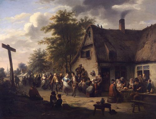 Vlaamse kermis, Charles Venneman, 1849