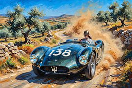 Targa Florio 1959 - Maserati A6 van DeVerviersBelgium
