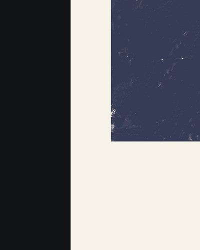 Abstract Zwart Wit Marine Blauw