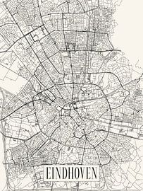 Eindhoven city map - City - Light version - Map by Locus Studio
