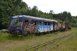 Old trains Raeren Belgium by R Schloesser