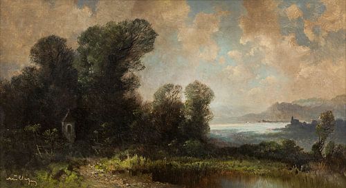 Landschap, Oskar Mulley, ca 1945