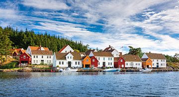 De Zonnige zuidkust van Noorwegen van Adelheid Smitt