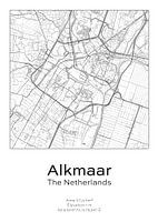 Stads kaart - Nederland - Alkmaar