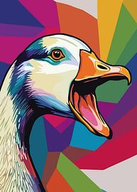 Gans Pop Art Portret