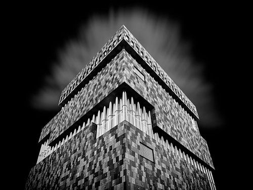 Mas building of thousands of tiles.