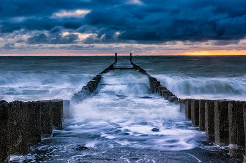 Storm bij Westkapelle