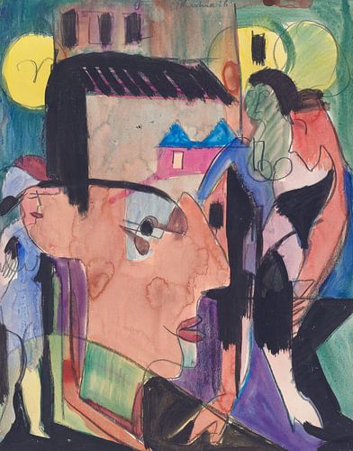 Ernst Ludwig Kirchner, Zelfportret, 1928