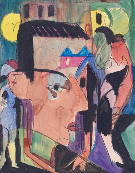 Ernst Ludwig Kirchner, Self-portrait, 1928 by Atelier Liesjes