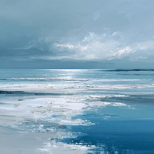 Weiße Wolken Schaum