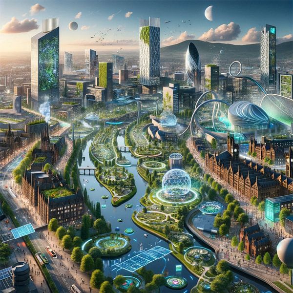Future Manchester - La vision d'une ville verte du futur par Eric Nagel