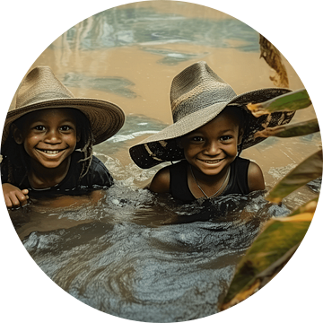 Spelen in de Surinamerivier van Studio Allee