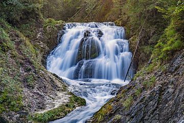 Cascades on the Obernach Canal in Bavaria by Thomas Riess