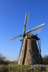 Windmill in Kinderdijk sur Yvonne Blokland
