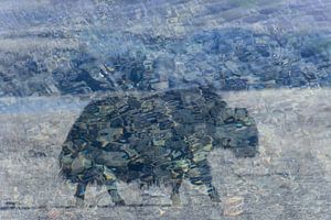 Yak in landschap Mongolië | Artistiek Natuur