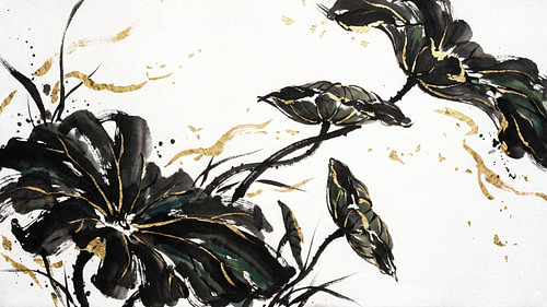 Vergulde inktlotus