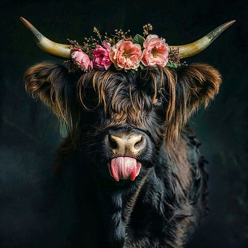 Floral mischief: a touch of wildness