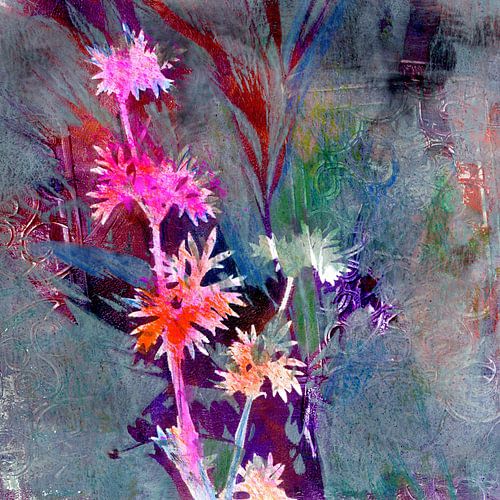 Botanische mijmering met roze