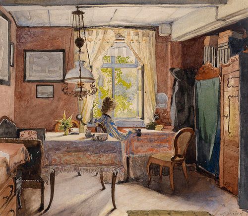 Carl Wenzel Zajicek Sonniges Interieur