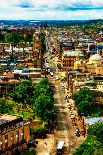 Princess Street in Edinburgh