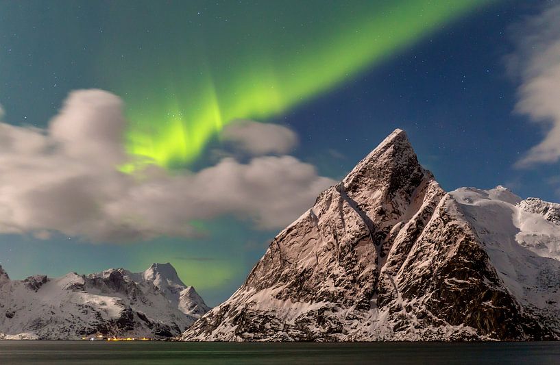 Nordlicht auf den Lofoten, Norwegen von Adelheid Smitt