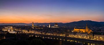 Sonnenuntergang in Florenz von Thomas van Houten