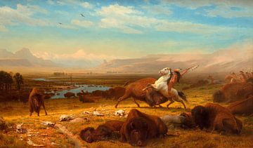 Der Letzte der Büffel, Albert Bierstadt