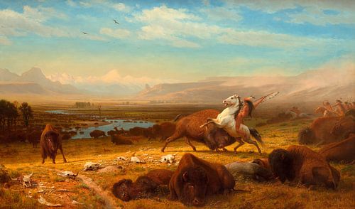 The Last of the Buffalo, Albert Bierstadt