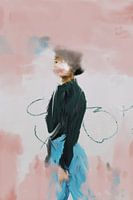 Portrait pastel shades