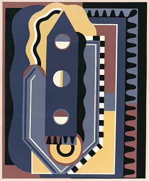 Kollektion Dekorationen und Farben 04 (1930) von Georges Valmier von Peter Balan