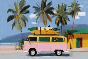 Surfen und Sonnenschein