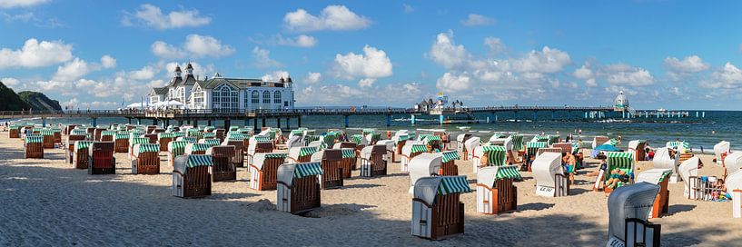 Summer on the beach at Sellin on the island of Rügen by Markus Lange