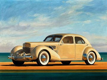 Vintage Cord 810 812 Malerei